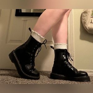 Doc Marten Jadon Leather Platform Boot